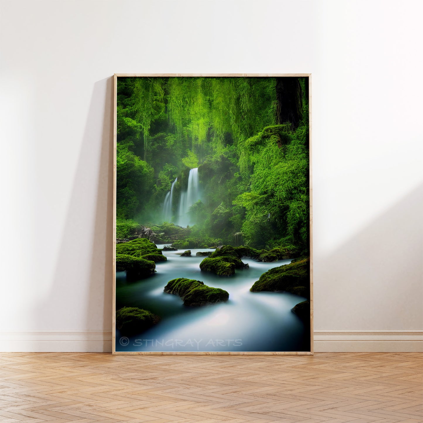 Soft Running Waterfalls & Creek Prints